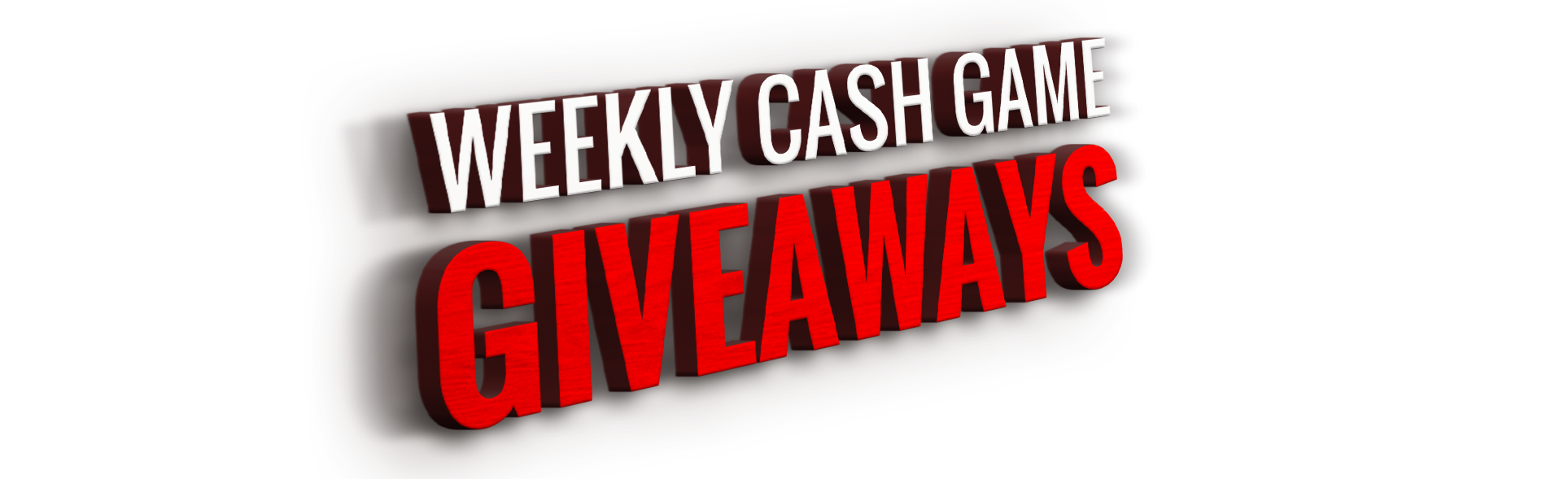 Weekly cash game giveaways